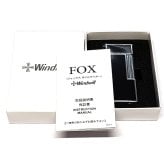 オイルライター おしゃれ FOX ブラック ダイアノシルバー DS研ぎエポ 重厚 ウインドミル 縦型ローラー式 フリント 高級 かっこいい 黒 喫煙具 メンズ ギフト プレゼント