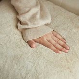 クッションカバー クッション 約30×50cm フェイクファー フェイクラビットファー 洗える あったか カバー 無地 シンプル 起毛 ピロー リボン 秋 冬 リビング 寝室 フェイク ムートン ボア ファー アジアン 韓国 シャビーシック 北欧