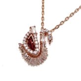SWAROVSKI スワロフスキー ネックレス 5732413 Swan アクセサリー ローズゴールド