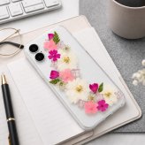 【ほぼ全機種対応スマホケース❁】押し花スマホケース NO.519 3color（着日指定不可） 押し花＆レジン iPhone/Xperia/AQUOS/Galaxy他