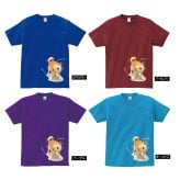 【Tシャツ 半袖 】276 柴犬ドリル 柴犬 ブルブル 回転 ぶるぶる 犬 大きいサイズ リンクコーデ オリジナル デザイン メンズ レディース キッズ [ 5.6オンス 厚手 綿100% 豊富なカラー ] コットン シャツ