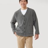 カーディガン メンズ 秋冬 通販 メンズカーディガン Vネックカーディガン 長袖カーディガン フリースジャケット 軽量 軽い ポケット付き 暖かい 60代70代80代 ルームウェア男性 ゆったり前開き 羽織り シニア 秋冬保温 紳士服 フリースカーディガン