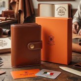 ベリーズヨーク　BELLIES YORK　二つ折り財布　BYTM1945BR　ブラウン　茶色　ベジタブルタンニン　イタリアンレザー　牛革　”エイジングを楽しむ革小物”