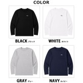  FILA フィラ Tシャツ メンズ 長袖 胸ポケット付き クルーネック 綿混 ワンポイントロゴ 刺繍 ロンT スポーツブランド トップス カットソー おしゃれ シンプル 無地 韓国 M L LL 3L 大きいサイズ 白 黒 紺 中学生 高校生 outfit