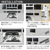 WALLインテリアテレビスタンド M1CASTER 収納付きキャスタースタンド 32～65v対応 壁寄せ 自立型 テレビ台 TVスタンド 背面収納 コード収納 ホワイト 白 ブラック 黒 ウォールナット ブラウン 震度7耐震試験済み 新生活