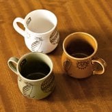 マグカップ 美濃焼 陶器 猫 ねこ ネコ かわいい Finissage Home オールドカッパーマグカップ 電子レンジ対応 食洗機対応 マグ コップ コーヒーカップ ティータイム 可愛い ハンドル付き 食器 女性 アニマル 動物 レトロ ギフト 日本製 箱入り アイボリー ブラウン オリーブ