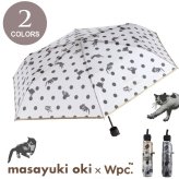 沖昌之×Wpc. 肉球 プラスチックアンブレにゃん ドット ミニ 折りたたみ傘 ビニール傘 PT-OM-006-002  ねこ アンブレにゃん 折りたたみ 透明 雨傘 傘