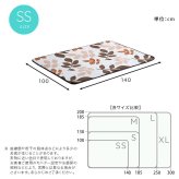ラグ カーペット マイクロファイバー・デザイン マットSSサイズ（100×140cm）洗える マット 【WASHFA2】 新生活