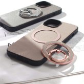 iphone17 ケース レザー リング付き iphone17Pro iphoneAir iphone17ProMAX 本革 マグセーフ対応 magsafe対応 17 air 17pro 17promax アイフォン17 アイフォン17promax スマホリング リング ホルダー スタンド スリム 山羊革 17プロ エアー 17プロマックス ベージュ 送料無料