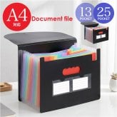ドキュメントファイル A4 25ポケット 通販 アコーディオン式ファイル 取扱説明書 インデックス 卓上収納ボックス ジャバラファイル 領収書ファイル 大容量ファイル オフィス収納 領収書入れ 書類ケース Ａ４サイズ 書類整理 持ち運び 確定申告 文房具