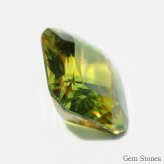希少 スフェーン 6.374ct 高品質 アップルグリーン  ルース 宝石 裸石 大粒 イエロー グリーン ジュエリー オリジナル 制作 コレクション 記念 お守り 誕生日 プレゼント