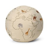 ferm LIVING ファームリビング 地球儀のクッション 直径50cm The World Pouf  ワールドプフ 北欧 クッションおしゃれ 正規品 北欧雑貨 インテリア リビング 子供 大人 かわいい