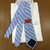 ネクタイ ブランド ミッソーニ ネクタイ (8cm幅) MIS11 【MISSONI】スカイブルー/ネイビー 【ブランドネクタイ・ネクタイブランド・ブランドギフト・バースデー】【20代・30代・40代・50代・おしゃれ】