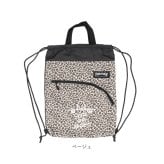 スラッシャー ナップサック VJTH-0031 通販 ナップザック 巾着リュック 巾着バッグ ヒョウ柄 レオパード サブバッグ 体操服入れ ナイロン 軽量 軽い スポーツバッグ 通学 A4 B4 高校生 中学生 マークゴンザレス 2way 旅行 リフレクター