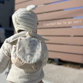 ベビーリュック テラゾー柄 名入れ 日本製 名入れ無料 一升餅 一升米 出産祝い 1歳誕生日 リュック 出産祝いギフト お誕生日 1歳 男の子 女の子 内祝い ギフト プレゼント 名前入り お祝い 誕生日祝い かわいい おしゃれ お散歩 ブランド