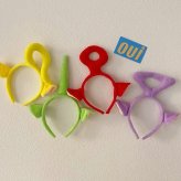 当日発送可能 テレタビーズ カチューシャ 4点セット コスプレ ヘアバンド ヘッドアクセサリー おもしろい かわいい 仮装 男女兼用 クリスマス ハロウィン パーティー