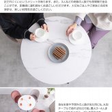 ダイニング家具 カフェテーブル ダイニングテーブル 丸 70cm 2人掛け 円形 コンパクト 小さい 食卓テーブル 2人用 木目調 大理石風 ストーン調 一人暮らし 二人用 北欧 インテリア おしゃれ モダン ブラウン ナチュラル ストーングレー