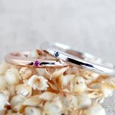セミオーダー Lovers&Ring ペアリング 刻印対応 ルビー ＆ サファイア 10金 or 18金 or プラチナ K10 K18 指輪 ペア リング お揃い レディース メンズ LSR0658RPKHN-SWG ギフト 誕生日  彼女 女性 彼氏 男性 妻 夫 プレゼント 指輪 誕生日プレゼント 記念日  結婚指輪 マリッジリング 人気 ホワイトデー お返し 彼女 ギフト バースデー