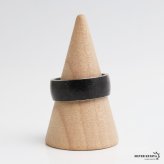 ステンレス ブラックリング 燻し加工 アンティークリング メンズリング つや消し 指輪 マット 甲丸 プチプラ 高見え かっこいい 渋い 男性 金属アレルギー対応