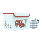 スヌーピー フタ付き折りたたみ収納ＢＯＸ(きょうだいたち) Preppystyle schoolbus SNOOPY