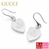 gucci ピアス レディース グッチ ハートプレート TRADEMARK HEART PIERCE シルバー SILVER925 223993 J8400 8106 正規品 シンプル ブランド 新品 年 ギフト プレゼント ギフト