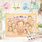 似顔絵 プレゼント 百寿 贈り物 ギフト 名入れ 手描き 百寿 長寿 誕生日 長寿祝い 100歳 大人数 お父さん 家族 両親 お母さん 修正無料 名入れ 下書き確認 親孝行 サプライズ 喜ばれる 宝物 100歳 思い出 長寿祝い 同窓会 お祝い返し 感謝の品 感動 初任給 記念日 ウェディングギフト 節目 オリジナル ハロウィン 色紙 メモリアルギフト 結婚祝い
