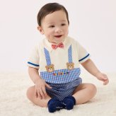 ミキハウス ホットビスケッツ★フォーマル風&ブルマギフトセット【クリアケース付き】ギフトラッピング　出産祝い　誕生日　お祝い　入園祝い　キッズ服　ベビー服