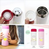 ほわころくらぶ　ステンレスボトル380ml TOA 東亜金属 保温 保冷 156-001 水筒 軽量 モデル  Water bottleなかま
