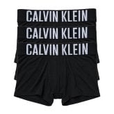 カルバンクライン Calvin Klein(CK) ボクサーパンツ トランク インテンスパワー 3枚組 セット 前閉じ コットン ロゴ 下着 NB3608A UB1 メンズ ブラック