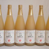 桃果汁100％6本セット(信州もも果汁100%) 710ml×6本