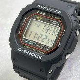 男が語る男のG！GショックG-SHOCK カシオ 電波ソーラー DW-5000R-1AJF 5000番の初代G-SHOCK山形カシオで生産されました   日本人の真心こめた逸品です　こちらは限定品ではなく定番になりまうが生産本数が少なく希少品です