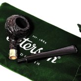パイプ ピーターソン ドニゴール 411 フィッシュテール ラスティック Peterson パイプ本体 ビリヤード かっこいい アイルランド 高級 おしゃれ 喫煙具 メンズ ギフト プレゼント
