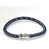 ポリス ブレスレット メンズ ブランド POLICE GRIPCORE GB0082303 ネイビー シルバー アクセサリー
