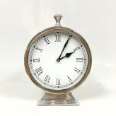 テーブル 置き時計 ラウンド 置時計 時計 高さ28cm アンティーク風 クラシカル 輸入雑貨 卓上 スタンドクロック クロック おしゃれ 引越し お祝い プレゼント