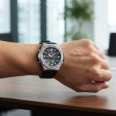 箱なし カシオ 腕時計 メンズ ブラック シルバー アナデジ CASIO 海外モデル 10年電池 100m防水 ワールドタイム ストップウォッチ タイマー アラーム スポーツ プレゼント ギフト 成人 卒業 入学