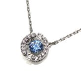 スワロフスキー SWAROVSKI ネックレス Una ラウンドカット ダンシングクリスタル 5279425 ウナ ペンダント アクセサリー シルバー+ブルークリスタル 海外正規品