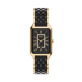 フォッシル FOSSIL 腕時計 レディース RAQUEL デイト アナログ ステンレススチール＆ブラックセラミックウォッチ CE1135【2026 新作】