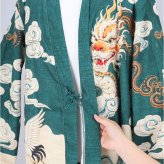 メンズ羽織 通販 和式カーディガン 着物風 甚平風アウター おしゃれ 大きいサイズ ゆったりシルエット カジュアル和服 お祭り 部屋着 冷房対策 無地シンプル 春夏秋用 個性派ファッション ユニセックス サマーカーディガン
