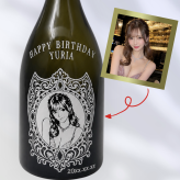 【名入れ・シャンパン ドン・ペリニヨン 白・似顔絵彫刻】ジュエルデザイン 誕生日・結婚祝い・記念日など特別な日にふさわしいドン・ペリニヨンの名入れお酒ギフトです