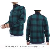 トミーヒルフィガー ゴルフ メンズ バッファローチェックジャカード クルーネックセーター TOMMY HILFIGER GOLF THMA478 秋冬モデル お誕生日祝い お祝い 記念品 お父さん 父の日 彼氏 男性 30代 40代 50代 60代  還暦祝い 敬老の日 人気プレゼント プレゼント