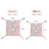 小鳥 ハンモック 夏用 接触冷感 バードハンモック 小鳥用 ベッド 小動物 ハンモック インコ 文鳥 コザクラインコ ボタンインコ オカメインコ ケージ 吊り床 ペット用品