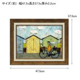 アートフレーム サムトフト 朝食たべに行こう！ ST-08034 送料無料 絵画 ギフト アート おしゃれ インテリア