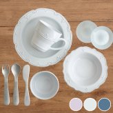  【ベルビーアンファン】La Petite Table ベビー食器9点セット |名入れ 出産祝い 吸盤 ひっくり返らない ボール プレート カトラリーセット お食い初め 100日祝い ラッピング無料  スプーン フォーク ナイフ ギフトセット 燕三条