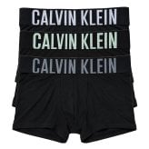 カルバンクライン Calvin Klein(CK) ボクサーパンツ トランク インテンスパワー 3枚組 セット 前閉じ コットン ロゴ 下着 NB3608A ZDO メンズ ブラック+ホワイト+グレー
