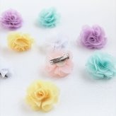 ヘアクリップ お花 2個セット 通販 日本製 Rora セシリア 髪留め 髪飾り キッズ 子供 女の子 フラワー 透け感 かわいい おしゃれ 可愛い 浴衣 夏祭り 甚平 ヘアアクセサリー フォーマル 結婚式 発表会 入学式 卒園式 キッズファッション