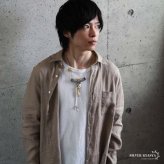 ステンレス 特大イーグルネックレス フェザーネックレス インディアンジュエリー ペンダントネックレス メンズネックレス 50cm 60cm 18KGP 太角 あずきチェーン 太陽メタル 細身 羽根 精巧 立体的 かっこいい 男性 金属アレルギー対応
