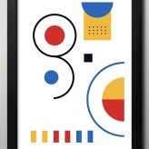 日本製 バウハウス BAUHAUS ミッドセンチュリー A3 サイズ ポスター アート おしゃれ 絵画 インテリア 北欧 イラスト マット紙 艶消し アートパネル 額 フレーム デザイン 壁掛け ギフト 新築祝い ディスプレイ  速達 送料無料