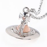 ヴィヴィアンウエストウッド Vivienne Westwood ネックレス ペンダント NEW TINY ORB タイニーオーブ レディース シルバー ライトピーチ 6302009702P762 ジュエリー 送別会 誕生日 結婚祝い 結婚式 彼氏 息子 夫 男性 高級 父の日 母の日【スペシャルラッピング660円(別売り)】 即日発送 彼氏 財布 バレンタイン