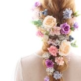 【選べる3タイプ】 髪飾り ヘッドドレス プリザーブドフラワー ドライフラワー 造花 成人式 卒業式 結婚式 ウェディング ブライダル ヘアアクセサリー 振袖 ドレス お祝い ギフト ルルズ Lulu＊s