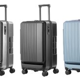 トランク型・縦長スーツケース｜拡張＆ストッパー付き／無料預け入れ　Mサイズ Grand+ グランプラス